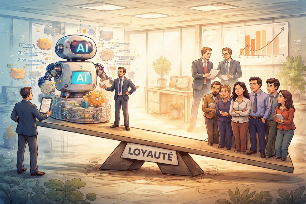Secret de consultant #4 : L’IA ne va pas tuer vos jobs, elle va tester la loyauté entre votre entreprise et ses salariés
