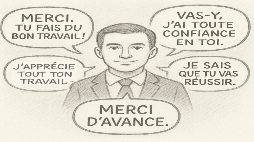 🧡 Dire merci à l’avance, c’est donner confiance avant même que l’effort ne commence.