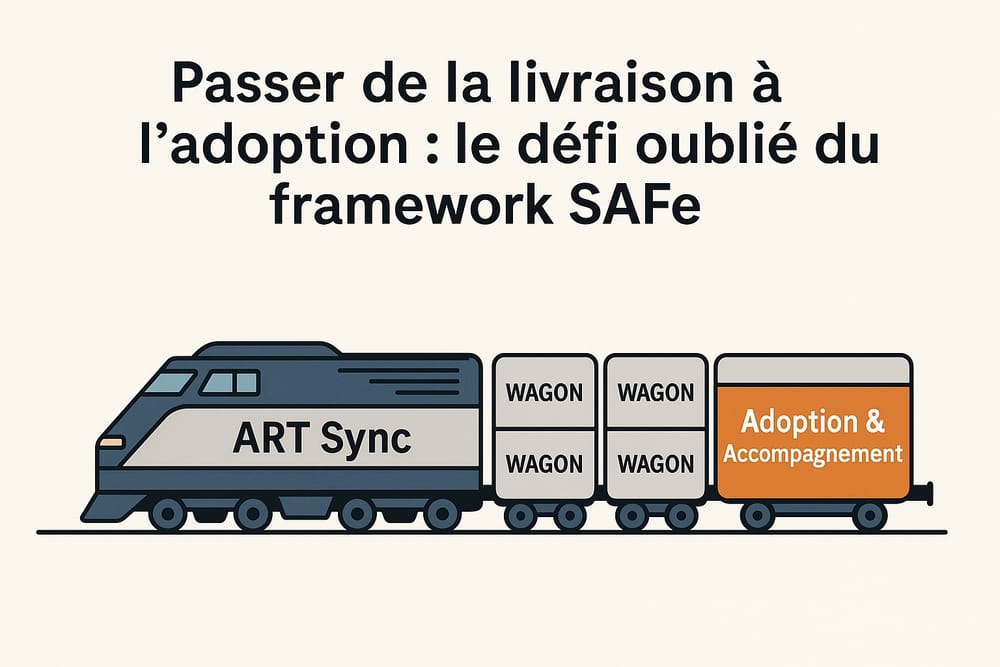 Passer de la livraison à l'adoption : le défi oublié du framework SAFe